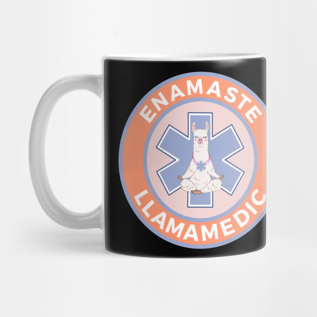 Funny Llama EMS EMT Paramedic Gift First Responder Medic by DoubleBrush